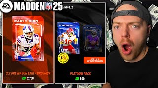 I PULLED THE BEST WIDE RECEIVER IN EPISODE 1 NO MONEY SPENT MADDEN 25 ULTIMATE TEAM [upl. by Nednil]