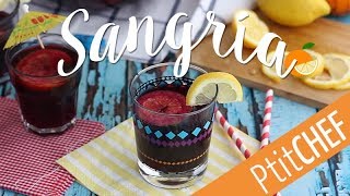 Recette de sangria aux agrumes comme en Espagne   Ptitchefcom [upl. by Aiva]