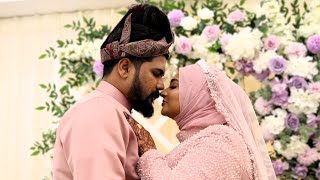 Hazwan amp Nashira  Nikah Highlights  Indian Muslim Wedding  Malaysia [upl. by Ettezyl849]