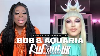 Bob The Drag Queen amp Aquaria  Purse First Impressions  RPDRUK S2E1 [upl. by Ursas]