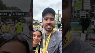 Running first half marathon together motivation halfmarathon [upl. by Ynnaej]