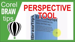 Using text perspective in CorelDraw [upl. by Paine]