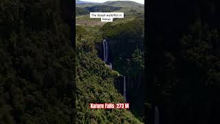 Karuru Falls  The tallest water fall in Kenya located in aberdares national park in Kenya [upl. by Ycniuqed]