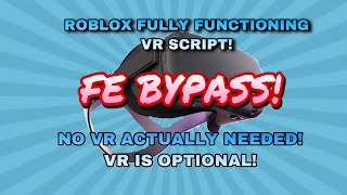 ROBLOX Script showcase  VR Script NO VR NEEDED YOU CAN USE KEYBOARD AND MOUSE [upl. by Muller]