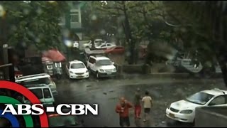 Glenda winds shake Navotas [upl. by Elrahc]