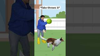 When You Fake Throw A Ball To A Dog shorts relatable [upl. by Emya]