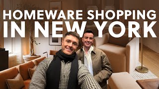 HOMEWARE SHOPPING IN NEW YORK  Modern country classic interior design homeware vlog  TobysHome [upl. by Bolen]