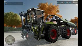 FS22  Claas Xerion 4200 Saddle Trac amp Kaweco Slurry Tankers  Elmcreek [upl. by Dalia]