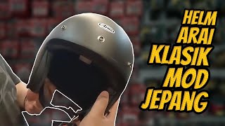 Review Singkat Helm Half Face Arai Classic Mod touwani arai araihelmets [upl. by Dnomsad923]