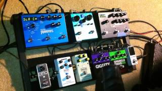 Pedal Power 4x4 w TC Ditto Strymon Mobius amp Timeline MXR Fet Driver etc [upl. by Martell]