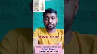 Nepaflam OD Nepafenac eye drop  NSAIDS EYE DROP [upl. by Aicilaanna]