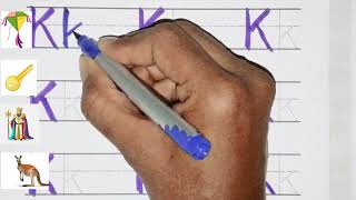 Learn how to write Capital K and small k [upl. by Terrene]