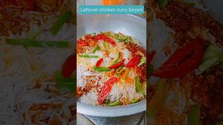 Leftover chicken curry biryani cookingvideo saroshkhankitchen ytshortschickenbiryani [upl. by Odlo]