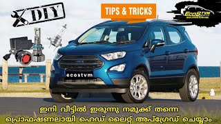 What you need to know before replacing H18 H7 Halogen to H7 led DIY Ford Ecosport Headlight [upl. by Desdemona]