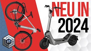 Die besten EScooter amp EBike Neuheiten 2024 – Egret One Streetbooster Tenways Trittbrett amp Shif [upl. by Cressi]