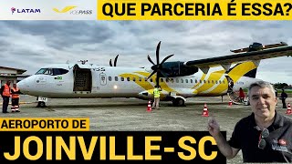 A PARCERIA DA VOEPASS COM A LATAM VISTA EM DETALHES  VOANDO DE JOINVILLESC PARA SÃƒO PAULO [upl. by Dranal]