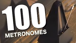 100 METRONOMES poème symphonique [upl. by Meridel]