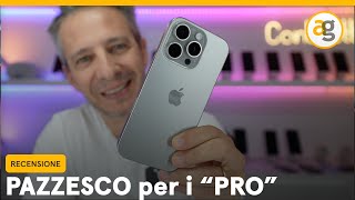 RECENSIONE iPHONE 16 pro PRO e CONTRO [upl. by Adniuqal]