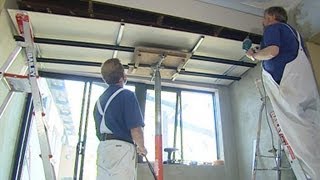 How to Install Metal Furring Channel Ceiling [upl. by Nonohcle857]