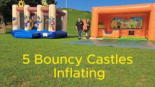 5 fun Bouncy castle inflatables [upl. by Eillim]