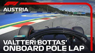 Valtteri Bottas Pole Lap  2020 Austrian Grand Prix  Pirelli [upl. by Rita]