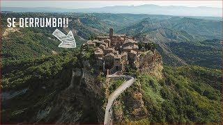 CIVITA DI BAGNOREGIO el pueblo que se DERRUMBA Italia [upl. by Eudoxia]