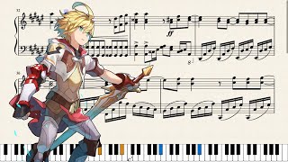 終わらない世界で In An Unending World  Dragalia Lost Score Video [upl. by Gunn]