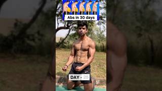 DAY25  Get Abs in 30 days challenge ✅ shorts abs fitness gym sixpack [upl. by Victory]