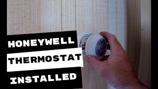 Honeywell Standard T87 Thermostat Installed [upl. by Schaefer]