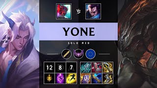 Yone Mid vs Yasuo Quadra Kill Unstoppable  EUW Master Patch 1423 [upl. by Ramedlab931]