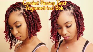 Crochet Passion Twist Asymmetrical Bob Zury One Pack Passion Twist V11 No Maintenance Crochet [upl. by Fesuoy803]