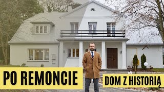 LUKSUSOWA przedwojenna WILLA dostała drugie ŻYCIE Kręcimy Nieruchomości w Komorowie Home Tour [upl. by Barbey]