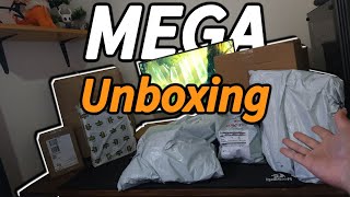 MEGA unboxing DO ALIEXPRESS mercado livre e shopee [upl. by Edrick135]