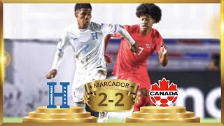 ⚽ Honduras 2  2 Canadá ⭐ CONCACAF ⚽ NARRACIÓN CC BY 30 [upl. by Nolrak]