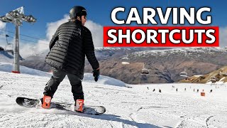 5 Shortcuts To Make Snowboard Carving Easier [upl. by Dymoke]