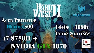 Hard West 2 GTX 1070  i7 8750h  1440p  1080p Max Setting [upl. by Maryellen]