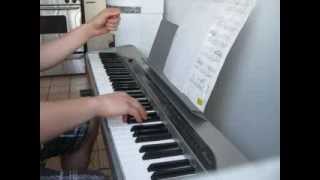 Je voudrais un bonhomme de neigepiano cover [upl. by Lita]