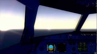 Cockpit OMAN AIR A330300 approaching Riyadh [upl. by Auoy304]