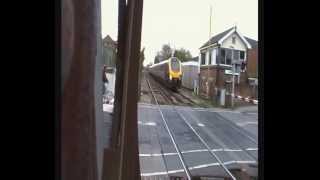 Cross Country Voyagers  Wokingham station April 2013 Diversion route [upl. by Tamarah]