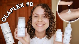 OLAPLEX 8  TRATAMIENTO DE REPARACION INTENSIVO 0 3 8 ¿funciona  Priscila [upl. by Etaner]