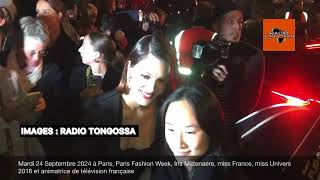 Mardi 24 Septembre 2024 à Paris Paris Fashion Week Iris Mittenaere [upl. by Nosae]