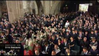 Otto Habsburg  Das Requiem  Begräbnismesse Stephansdom in Wien  1672011 [upl. by Lisabet]