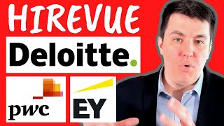 Deloitte EY amp PWC HireVue Questions answers and strategy [upl. by Tavie611]