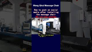 How to post on social media after installing the massage chair [upl. by Amek]