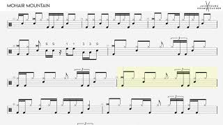How to play Mohair Mountain on Drums 🥁 [upl. by Eesyak]