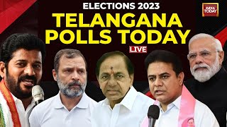 Telangana Elections 2023 LIVE  Telangana Assembly Elections Voting LIVE  India Today News Live [upl. by Shaughnessy]