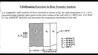 Challenging Problem 1  Convective Heat Transfer [upl. by Akener]