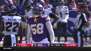 Minnesota Vikings Highlights vs Houston Texans  2024 Regular Season Week 3 [upl. by Llovera186]