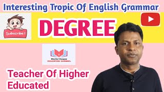 degrees of comparison in english grammar class 10  Degree of English Grammar [upl. by Isak932]