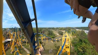 Montu  Busch Gardens Tampa  Bolliger amp Mabillard  Onride  POV [upl. by Harutak]